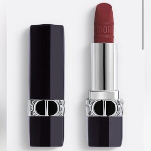 Dior Rouge Lipstick, 963 Leopardess, Velvet Finish, 963 Vivid Burgundy